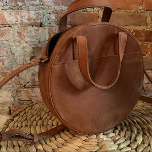 Madewell suede circle purse NWOT